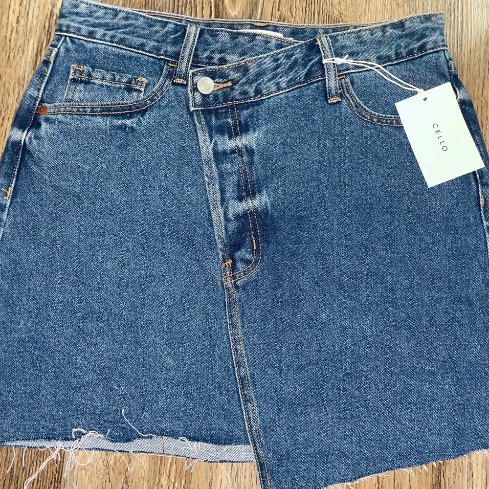 Cello Asymmetrical Denim Skirt❤️ NWT